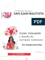 Sesion 3 y 4 - Innovación y Diseño de Servicios Turísticos