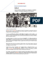 Lecturas de Fútbol EdA #4 (Lectura 1, 2, 3, 4) Escogidas