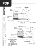 2ft Curb and Gutter Asphalt Pavement Detail (S-7)