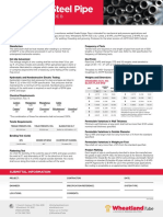 ASTM A53 Type E Grade B ERW Submittal Sheet