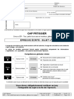 Session 2021. Cap Patissier. Sujet Ep1 No5