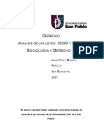 Analisis de Las Leyes 26260 y 30364