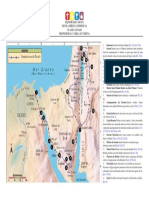 Mapa Do Egito À Entrada de Canaã