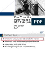 Fine Tuning Performance SAP Enterprise Portal