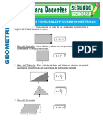 Areas de Las Principales Figuras Geometricas para Segundo de Secundaria