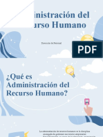 Adminitración de Recurso Humano