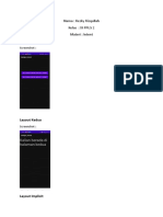 Layout Pertama: Nama: Rezky Rizqullah Kelas: XI PPLG 2 Materi: Intent