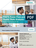 PSSE Power Flow and Steady State Online Course Notes 1