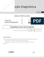 Avaliação Diagnóstica: Caderno Do Aplicador