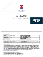 LLLB227L - Law of Crimes I - 2021