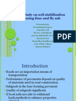 A Study On Soil Stabilization Using Lime and Fly Ash