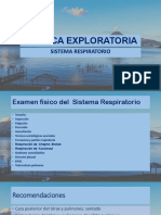 Técnica Exploratoria Sistema Respiratorio