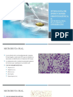 Etiología de Infecciones Odontogénicas