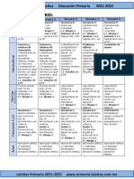 ?marzo - 3er Grado Dosificación (2021-2022)