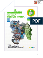 Plan de Gobierno de La Organización Política Unidad Regional