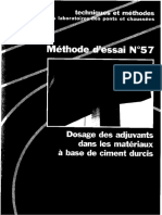 Dosage Des Adjuvants