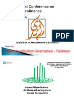 Out Reach of Islamic Micro Finance by DR Shabir Hussain