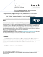 Implementation of Lean Methodologies in The Management of Co 2019 Procedia M (1) .En - Es