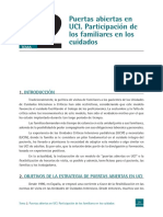 7 - Puertas Abiertas en Uci. Participación de Los Familiares en Los Cuidados