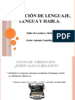 Tema 3.1 Definición Lenguaje, Lengua y Habla