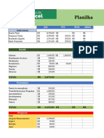 Planilha de Gastos Pessoais
