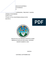 Grupo 1 - Analisis Del Decreto 21-2004 - Tema Tributario Bebidas Alcoholicas