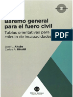 Baremo General para El Fuero Civil. 2020. Altube. Rinaldi