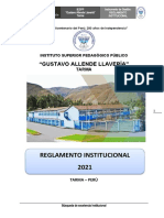 Reglamento Institucional 2021 Corregido y Actualizado