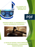 Los Poderes Del Tribunal en El Informativo