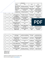 IMT Mess Menu - September 16 - 30, 2022