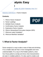 Factor Analysis Easy Definition - Statistics How To