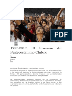 Pentecostalismo Chileno 1909-2019