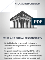 ETHICS AND SOCIAL RESPONSIBILITY Chap3