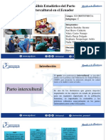 Analisis Estadistico, Demografico Del Parto Intercultural L Ecuador - G. C