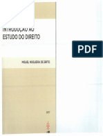 Introdução Ao Estudo Direito Miguel Nogueira Brito (IED)