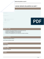 PDF Enseigner Le Nombre Comme Mmoire de Position Au Cycle 1