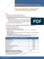 Tratamiento - Anticoagulante y Terapias Puente. Cirugia. Guiaterapeutica - Net