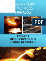 Produccion de Metales Ferrosos - Unidad I