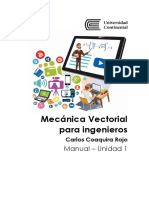 Manual Unidad 1 Mecánica Vectorial para Ingenieros