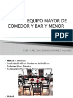 Equipo Mayor de Comedor y Bar y Menor (Autoguardado)