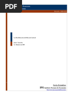 La Flexibilización Del Mercado Laboral (1999) - Saavedra
