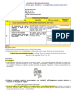 Sesion Educacion Fisica Jugamos de Diferentes Formas V Ciclo