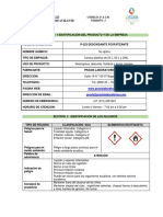 Hoja de Seguridad Desoxidante Fosfatizante P-223