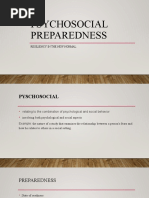 Psychosocial Preparedness Edited