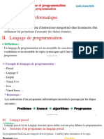 Module 3 Leçon4 Langage de Programmation