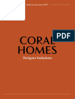 2021 Designer Inclusions Brochure Coral Homes