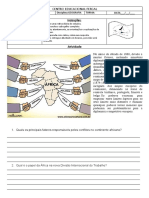 Colonização e Descolonização Do Continente Africano