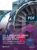 ITIL 4 Specialist - CDS