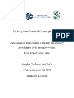 Ahorro y Uso Eficiente de La Energía Eléctrica