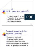 Acciones y Su Valuacion